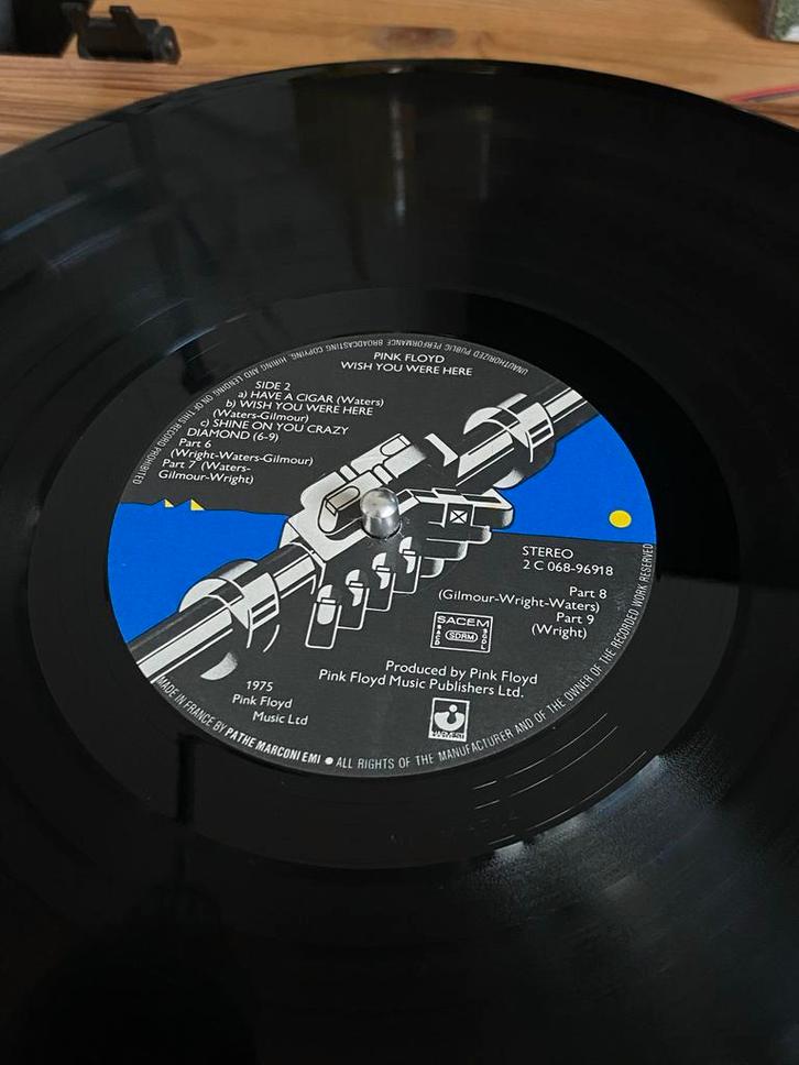 Pink Floyd - Wish You Were Here LP (Geen hoes), Cd's en Dvd's, Vinyl | Rock, Gebruikt, Progressive, 12 inch, Ophalen