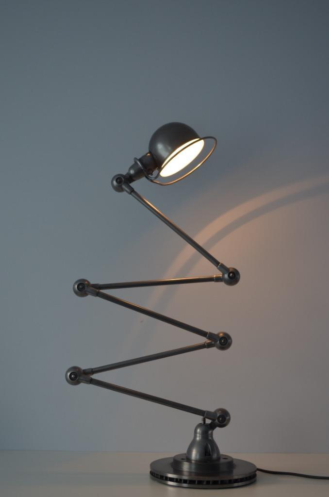 1950's Jielde 5 arm, Huis en Inrichting, Lampen | Vloerlampen, Gebruikt, 150 tot 200 cm, Metaal, Verzenden