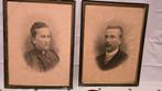 2 portretten gesigneerd 1893, Ophalen of Verzenden, Voor 1940, Zo goed als nieuw
