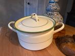 Brocante grote emaille pan, Ophalen of Verzenden
