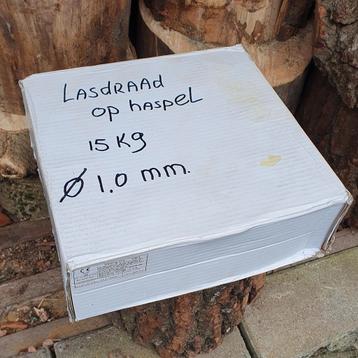 Lasdraad 1,0 mm 15kg op metalen haspel  beschikbaar voor biedingen