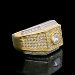 Prachtige 14 krt gouden ring, Ophalen of Verzenden, Nieuw, Goud, Heer