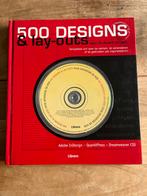 500 Designs & Lay-outs boek + CD-ROM, Ophalen of Verzenden, Zo goed als nieuw, Internet of Webdesign
