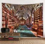 Bibliotheek Wandkleed 3D Wand Kleed Boeken Muurkleed, Huis en Inrichting, Verzenden, Nieuw, Rechthoekig, 200 cm of meer