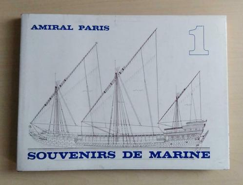 Souvenirs de marine deel 1,2 en 3 - vice-amiral Pâris, Boeken, Vervoer en Transport, Zo goed als nieuw, Boot, Ophalen of Verzenden