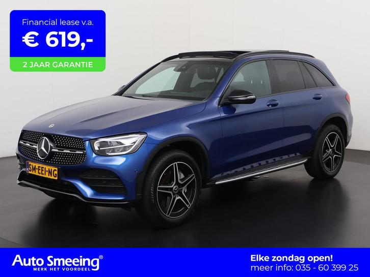 Mercedes-Benz GLC-klasse 300e 4MATIC AMG Night | Panoramadak, Auto's, Mercedes-Benz, Bedrijf, Te koop, GLC, 360° camera, 4x4, ABS