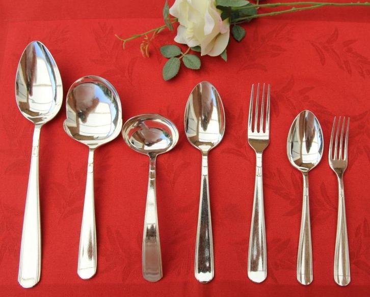 Gero verzilverd 90, model 431 rokje, losse bestekdelen, Antiek en Kunst, Antiek | Bestek, Ophalen of Verzenden