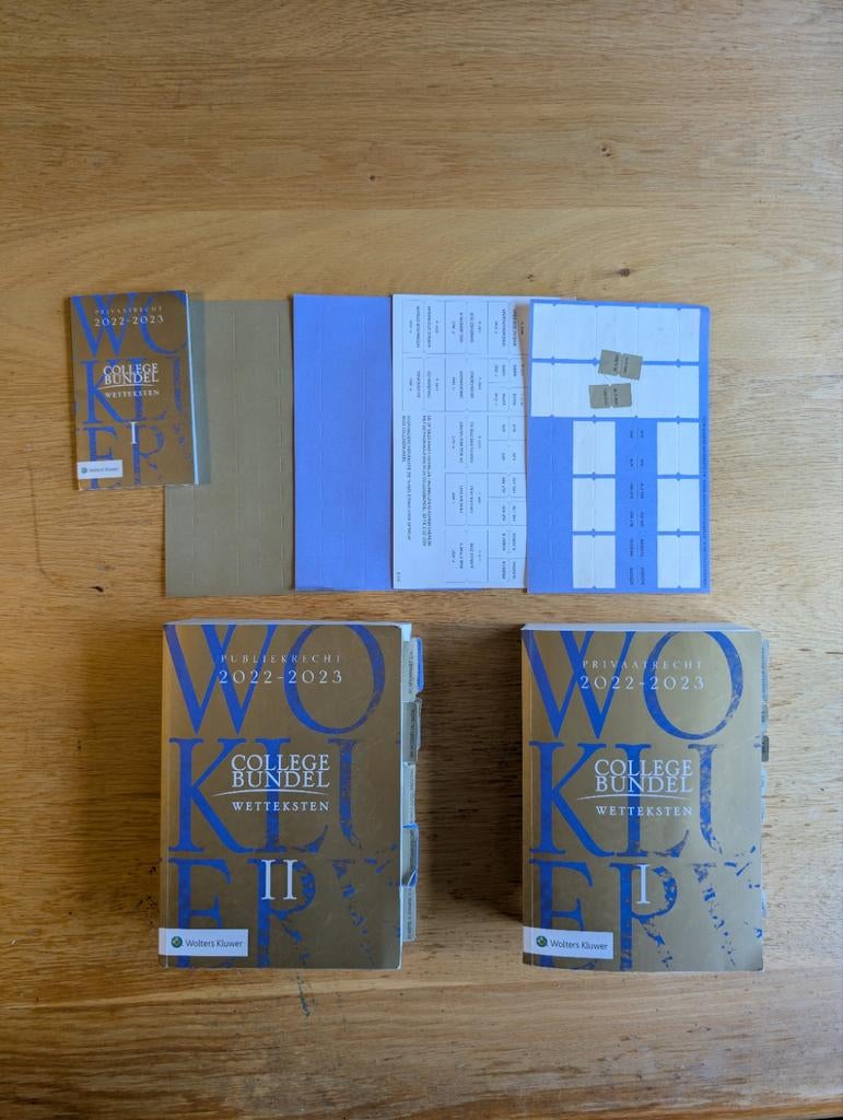 Collegebundel - Wetteksten - Privaatrecht & Publiekrecht, Boeken, Studieboeken en Cursussen, Ophalen of Verzenden, Gelezen, Wolters Kluwer