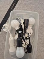 Partij Verhuisfittingen + LED Lampen (ca. 10 stuks), Ophalen of Verzenden, Gebruikt, Modern