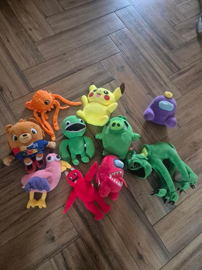 Knuffel Collectie: Crittins, Pikachu, Angry Birds & Meer!, Ophalen of Verzenden, Gebruikt, Overige typen