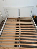Songesand bed 160x200 met lades en lattenbodem, Ophalen, Wit, Tweepersoons, Zo goed als nieuw