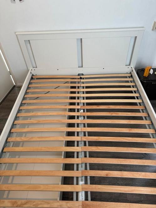 Songesand bed 160x200 met lades en lattenbodem, Huis en Inrichting, Slaapkamer | Bedden, Zo goed als nieuw, Tweepersoons, 160 cm