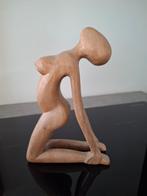 Handgesneden Houten Beeld  - 21 cm Coco Papaya?, Ophalen of Verzenden