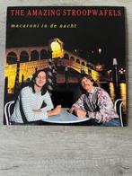 LP The Amazing Stroopwafels - Macaroni In De Nacht - 1990, Cd's en Dvd's, Vinyl | Nederlandstalig, Ophalen of Verzenden, Zo goed als nieuw