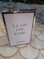 Proefje La Vie est Belle, Sieraden, Tassen en Uiterlijk, Uiterlijk | Parfum, Nieuw, Ophalen of Verzenden