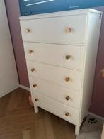 Wit ladenkastje h116x b66x d35, Huis en Inrichting, Kasten | Ladekasten, Ophalen, Gebruikt, 5 laden of meer, 100 tot 150 cm