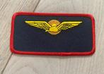 Klu luchtmacht 88 FTS pilot name tag, Verzamelen, Luchtvaart en Vliegtuigspotten, Ophalen of Verzenden, Zo goed als nieuw, Patch, Badge of Embleem