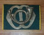Baretembleem Jagers, Ophalen of Verzenden, Landmacht, Nederland, Embleem of Badge