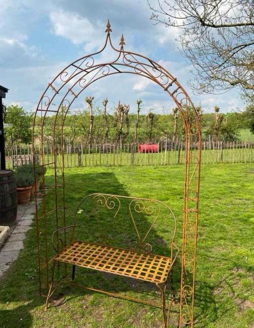 3 maten rozenbogen. IJzeren tuinbank., Tuin en Terras, Tuinhekken en Hekwerk, Nieuw, Sierhekwerk, IJzer, Ophalen