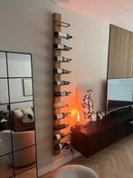 Wijnrek eiken/koper, Ophalen, Zo goed als nieuw, Hout, Minder dan 50 cm