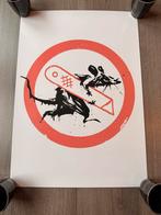Banksy Cut & Run Poster, Antiek en Kunst, Ophalen of Verzenden