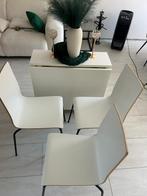 3 Ikea Stoelen - Wit, Huis en Inrichting, Stoelen, Gebruikt, Drie, Wit, Ophalen