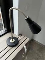 BUROLAMP zwart 50cm met ledlamp,voet ø14 cm.Max 7watt led, Ophalen of Verzenden, Zo goed als nieuw