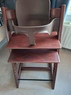 Stokke tripp trapp walnut 2019 met babyset, Ophalen, Zo goed als nieuw, Meegroeistoel