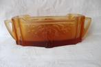 Vintage Art Deco stijl Boheems kristal schaal/jardiniere, Ophalen of Verzenden