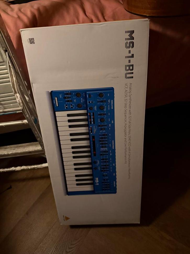 Behringer MS-1-BU Analoge Synthesizer - Blauw, Muziek en Instrumenten, Midi-apparatuur, Zo goed als nieuw, Ophalen of Verzenden