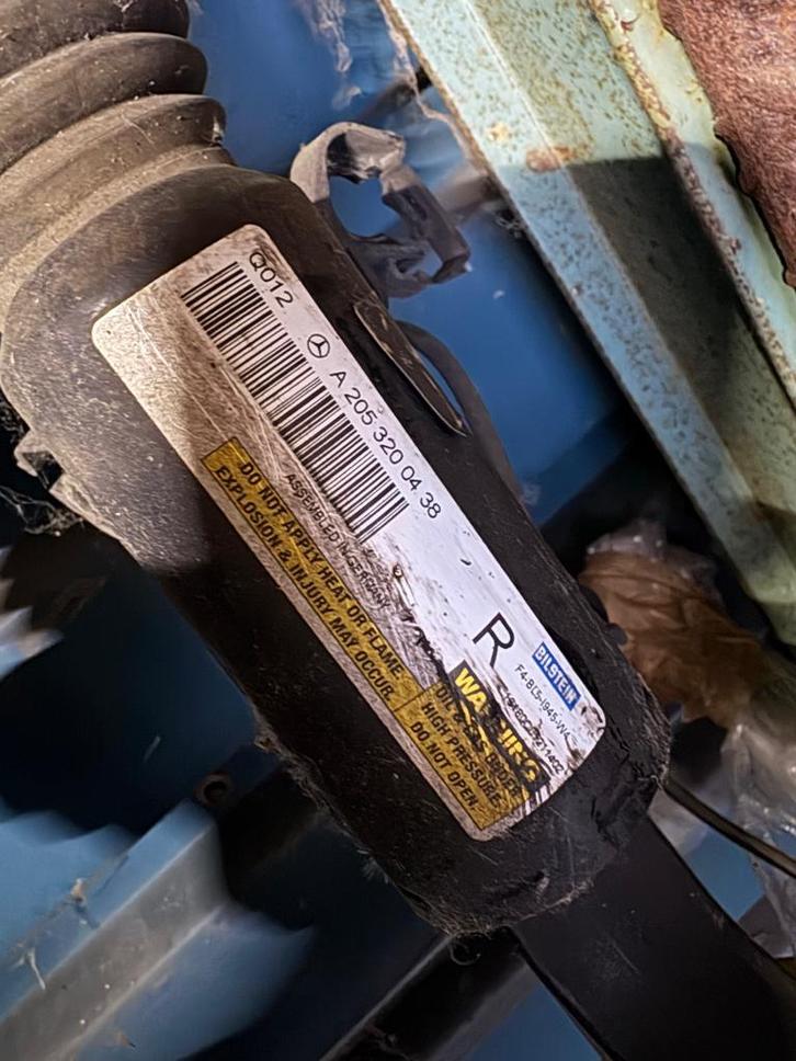 Airmatic schokbreker W205 C Klasse 4 Matic Recht A2053200438, Auto-onderdelen, Ophanging en Onderstel, Mercedes-Benz, Gebruikt