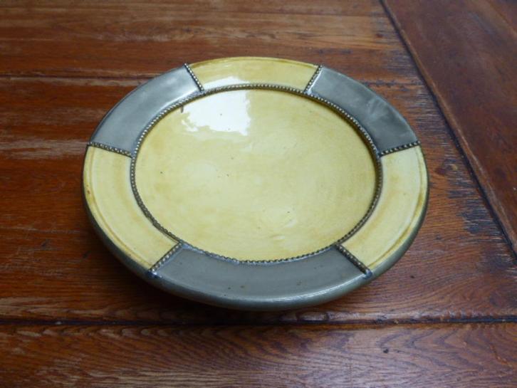 Mooie Marokkaanse keramiek schaal, Antiek en Kunst, Antiek | Keramiek en Aardewerk, Ophalen of Verzenden