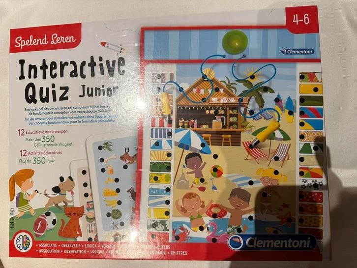 Interactive Quiz junior, Kinderen en Baby's, Speelgoed | Educatief en Creatief, Nieuw, Ontdekken, Met licht, Ophalen of Verzenden