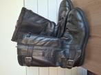Motorlaarzen Mt.46 Retrolook.  Leder. Merk "Damen", Ophalen of Verzenden, Tweedehands, Laarzen