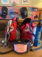 Complete Kite Set (incl. Board, Harness, Pomp, Bar) Dames, Watersport en Boten, Kitesurfen, Ophalen, Gebruikt, Twintip, 9 m²