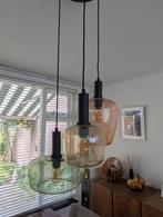 Lucide Hanglamp - 3 Glazen Kappen, Huis en Inrichting, Lampen | Hanglampen, Ophalen, Zo goed als nieuw, Glas, Modern