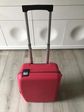 Roze Samsonite cabinekoffer koffertje kleine reiskoffer beschikbaar voor biedingen