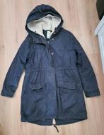 Donkerblauwe dames winterjas 2-in-1 H&M maat 46 *c, H&M, Blauw, Maat 46/48 (XL) of groter, Ophalen of Verzenden