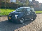 Fiat 500e 2017 special edition Rhino (Blauw-Grijs) Lage km, Auto's, Fiat, Zwart, 4 stoelen, Leder en Stof, Elektrisch