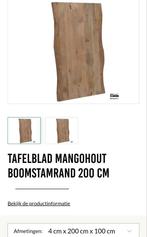 Boomstam tafelblad, Doe-het-zelf en Verbouw, Ophalen, 30 cm of meer, Overige typen, Nieuw