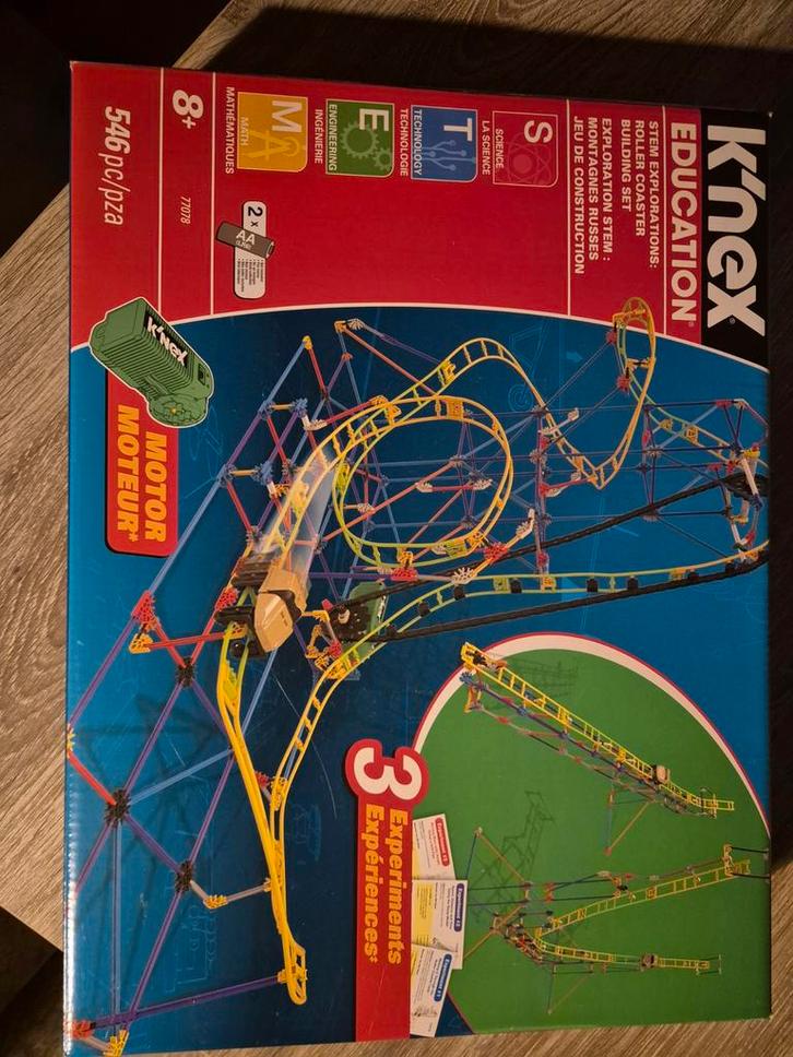 K'NEX Education Roller Coaster Bouwset, Kinderen en Baby's, Speelgoed | Duplo en Lego, Zo goed als nieuw, Lego, Complete set, Ophalen of Verzenden