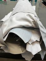 Diverse stukken wit leer, Hobby en Vrije tijd, Stoffen en Lappen, Ophalen, 120 cm of meer, Wit, Leer of Kunstleer