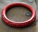 Antieke cinnabar armband, Antiek en Kunst, Ophalen of Verzenden, Dames