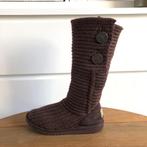 Uggs Australië Classic cardy maat 35 donker bruin gebreid, Kleding | Dames, Schoenen, Verzenden, Zo goed als nieuw, Bruin, Sneakers of Gympen