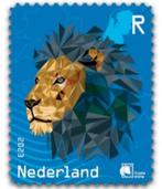 PostNL Crypto zegel 2, Leeuw blauw, niet geclaimd, Postzegels en Munten, Postzegels | Nederland, Verzenden, Na 1940, Postfris