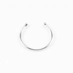 S925 Sterling Zilver Neuspiercing Ring "C" Vorm, Sieraden, Tassen en Uiterlijk, Piercings, Verzenden, Nieuw, Zilver, Neuspiercing