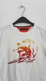 Tommy Hilfiger T-shirt - Witte Surfer Print - Maat M, Maat 48/50 (M), Wit, Tommy Hilfiger, Ophalen of Verzenden