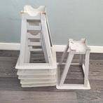6 metalen bed verhogers, 28cm hoog, Diversen, Verpleegmiddelen, Ophalen of Verzenden, Gebruikt