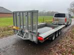 Tridem drieas machinetransporter zgan !!!, Auto diversen, Aanhangers en Bagagewagens, Ophalen of Verzenden, Zo goed als nieuw