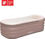 Tubble Royale Opblaasbaar Bad Ambient Taupe - 255L Ligbad, Huis en Inrichting, Badkamer | Badkamermeubels, 75 cm of meer, Ophalen of Verzenden